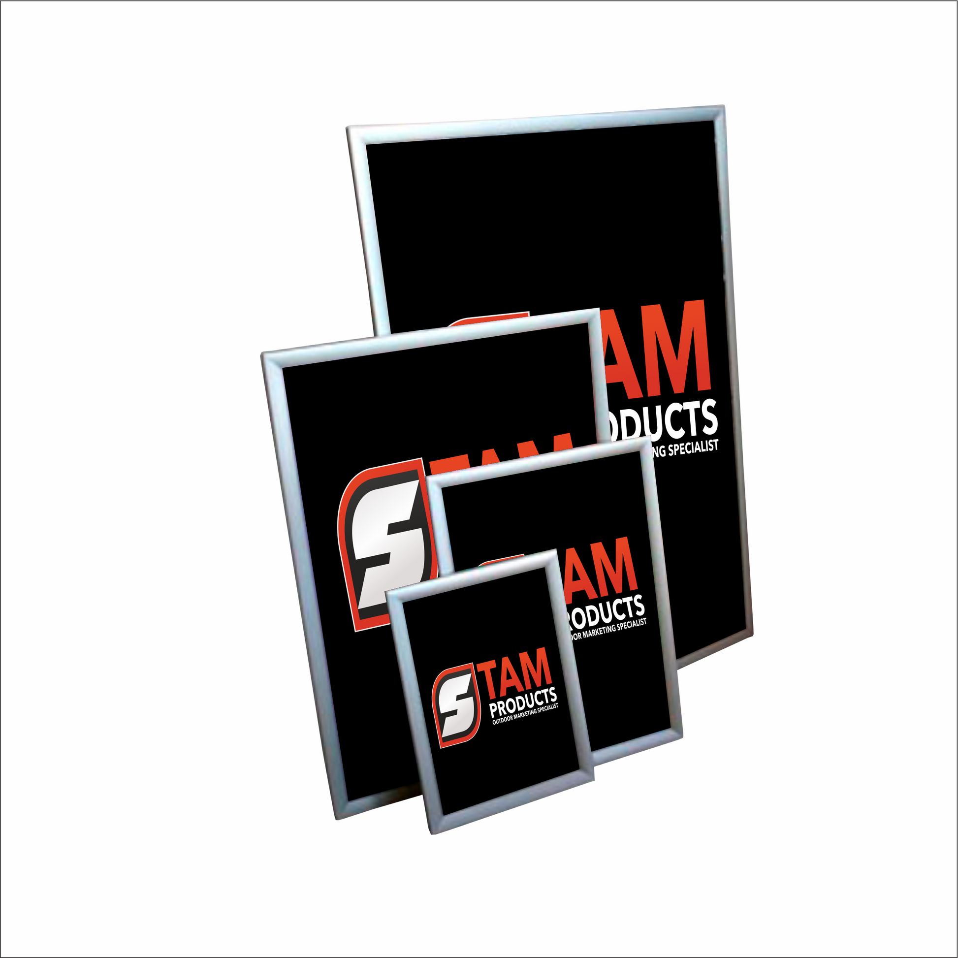 Branded clip frame banners