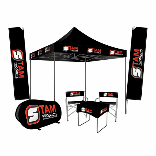 branded gazebo, flags and banners Combo Deal 2