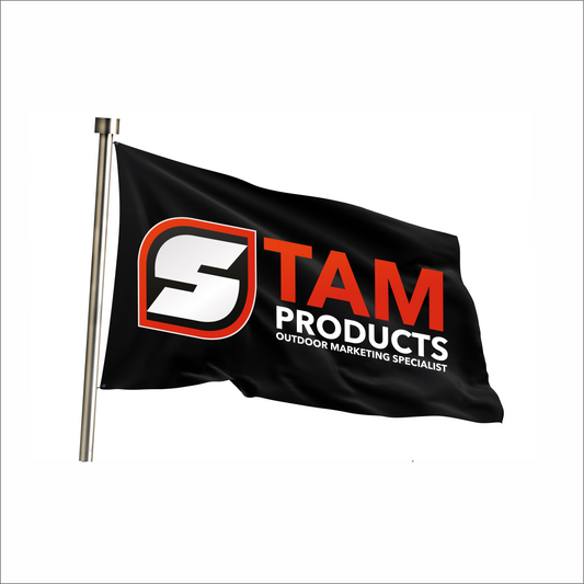 Branded corporate flag