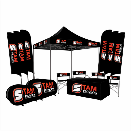 Branded gazebo, flags and banners Mega Deal Combo 3